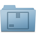 Stock Folder Blue Icon 128x128 png